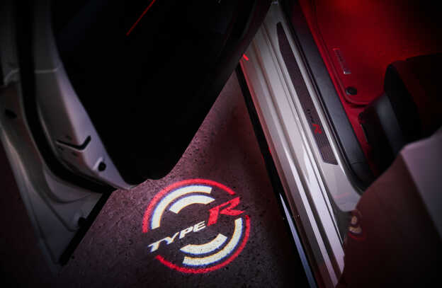 Gros plan du projecteur à motif lumineux Type R.
