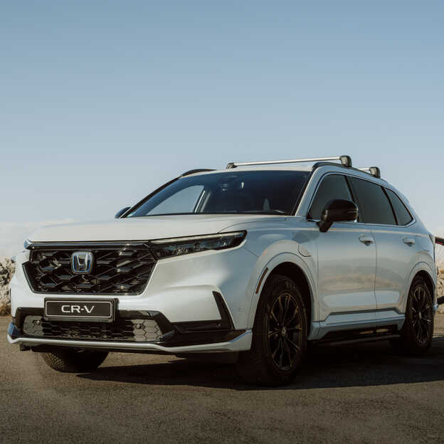 Christian Horner à bord d’un SUV Honda hybride