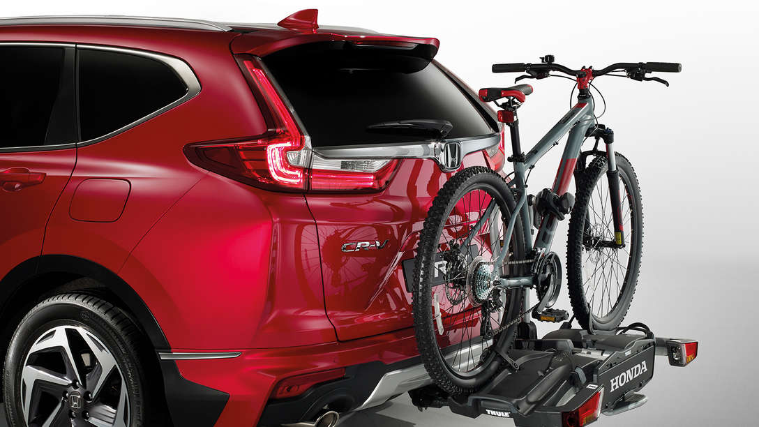 Vue latérale arrière des packs accessoires du Honda CR-V.
