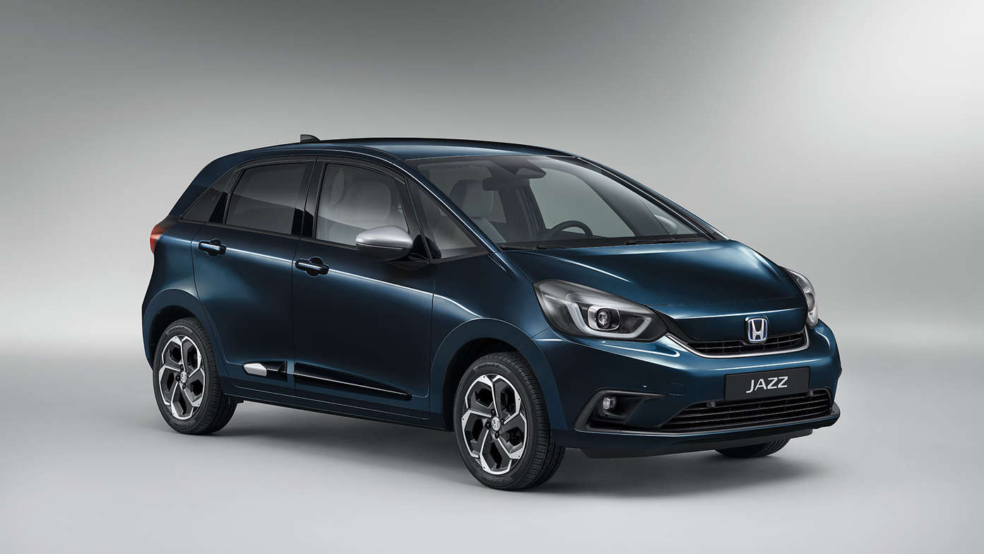 Honda Jazz Hybrid en studio avec son pack Finesse 