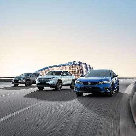 Gamme Honda de véhicules e:HEV
