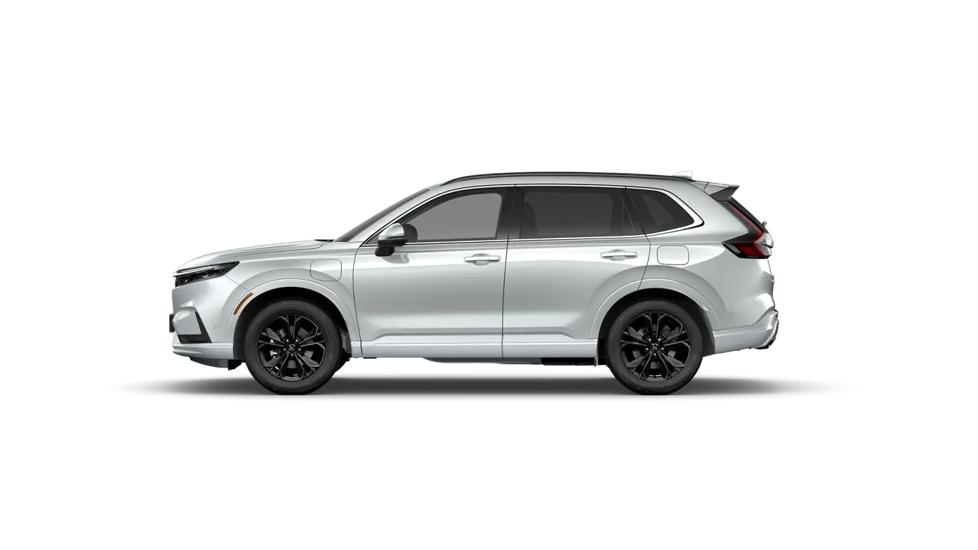 Vue de profil du Honda CR-V Plug-in Hybrid.