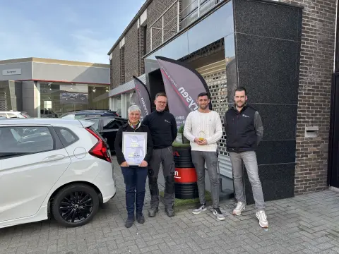 Le concessionnaire Honda reçoit le prix Yushu.