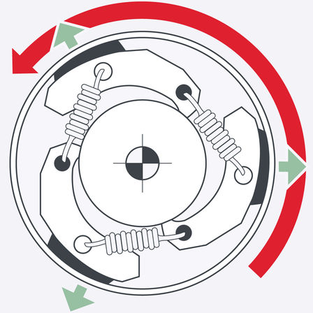 Taille-haies Honda, schéma du moteur.