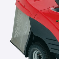 Gros plan sur le bac &agrave; herbe.