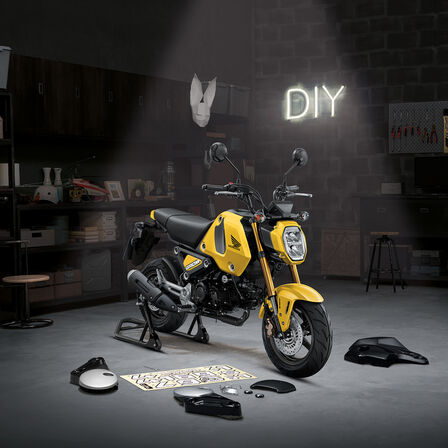 Honda MSX 125 Grom gris