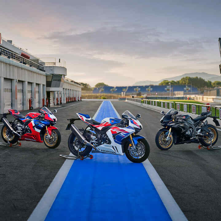 Gamme Honda Supersport sur circuit