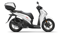 SH125i avec Smart Topbox Matte Pearl Cool White Sport
