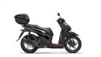 SH125i avec Smart Topbox Matte Coal Black Metallic Sport