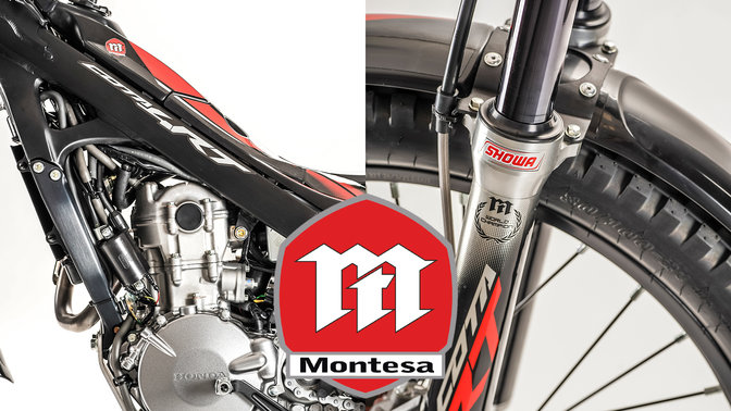 Honda Montesa Cota 4RT 260R avec kit de course.