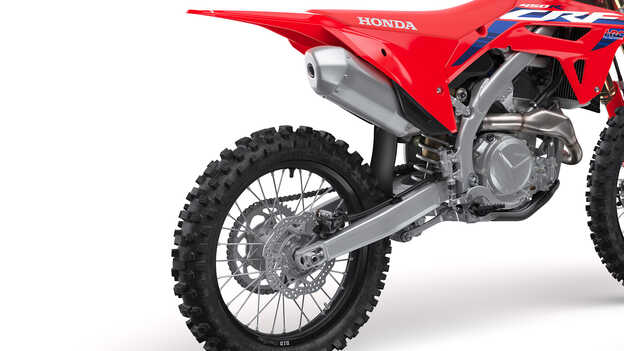 Silencieux léger de la Honda CRF450R.