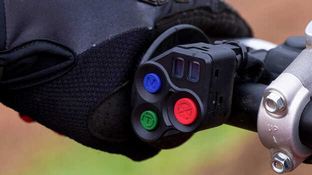 CRF450R : bouton de sélection du caractère moteur à 3 modes