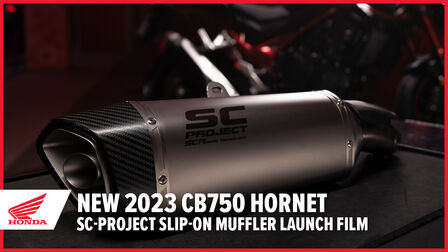 Clip de lancement du silencieux SC-Project pour CB750 Hornet