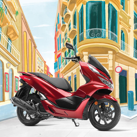 Honda PCX rouge