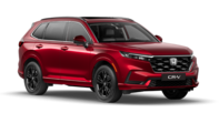 Honda CR-V e:PHEV hybride rechargeable rouge vue de trois quart