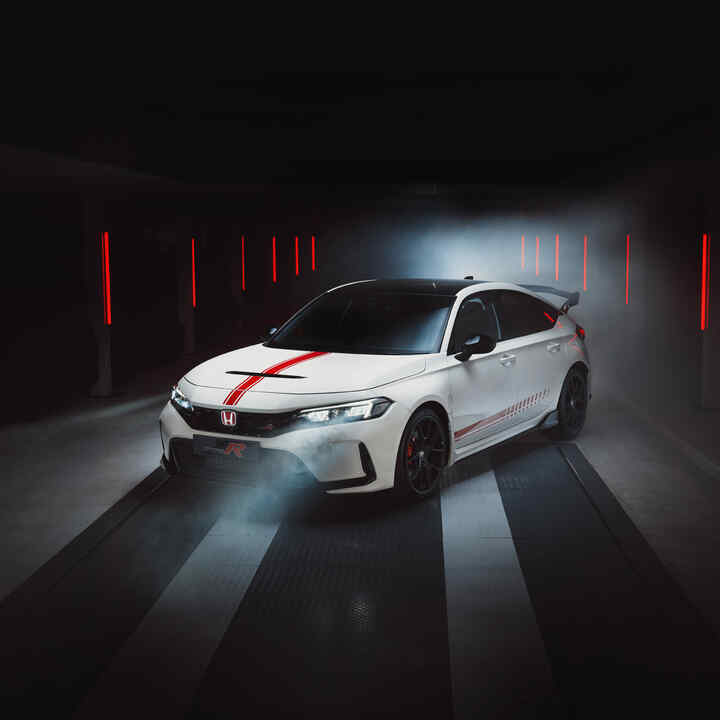 Vue 3 quarts de la Civic Type R Ultimate Edition