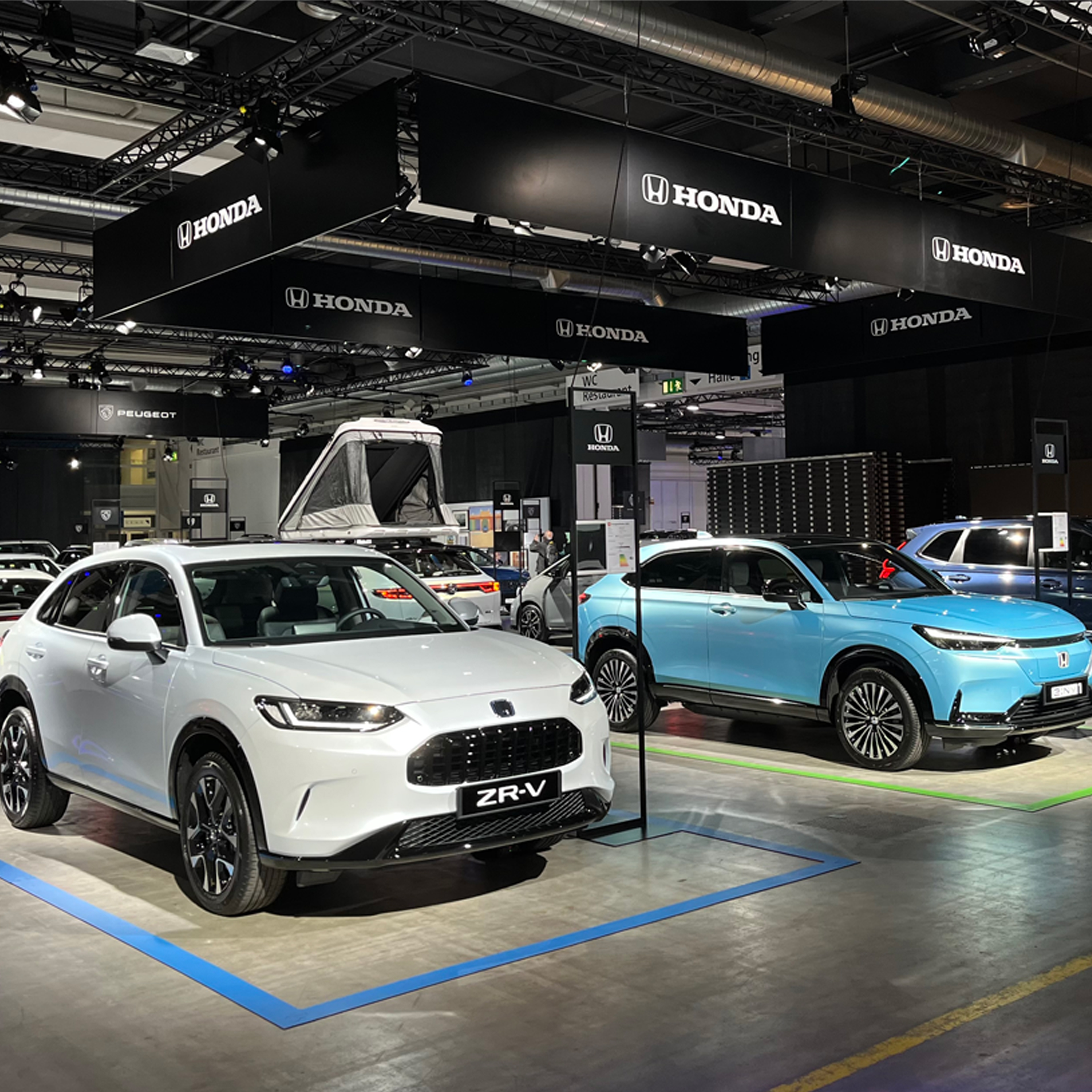 ZR-V et e:Ny1 sur le stand Honda à Auto Zurich