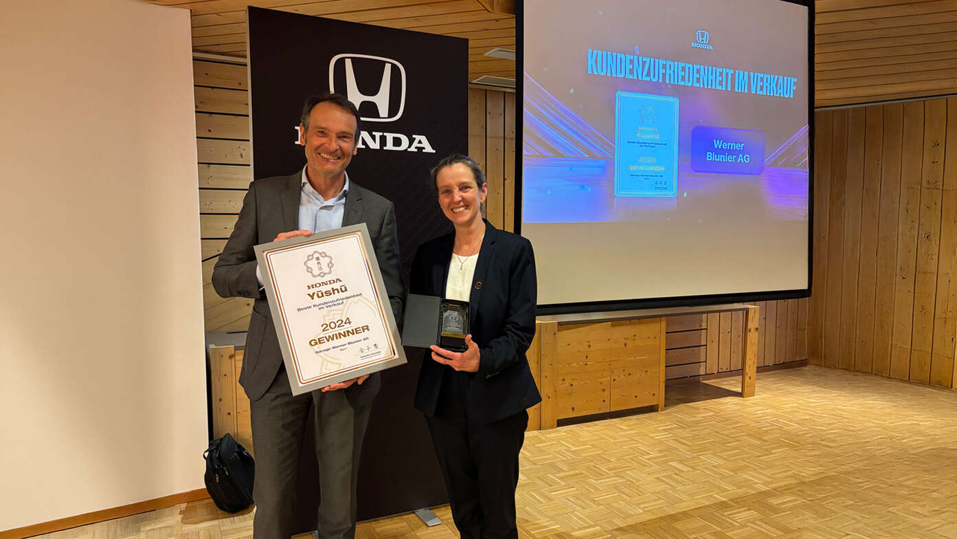 Garage Blunier, lauréat suisse des ventes