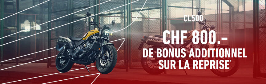 CL500 noire et jaune