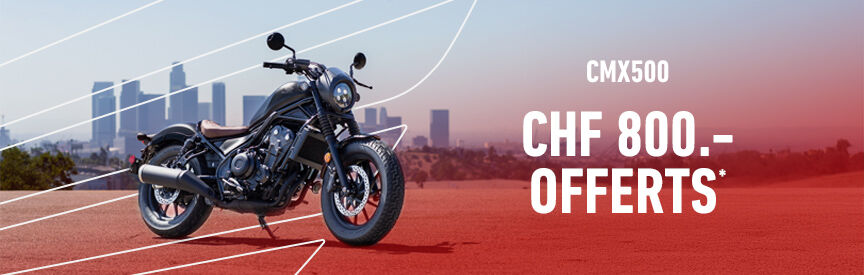 Honda CMX500 noire