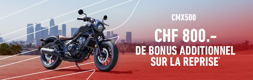 Honda CMX500 noire