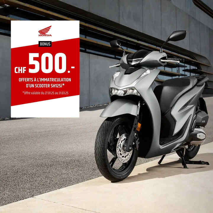 SH125 Bonus immat